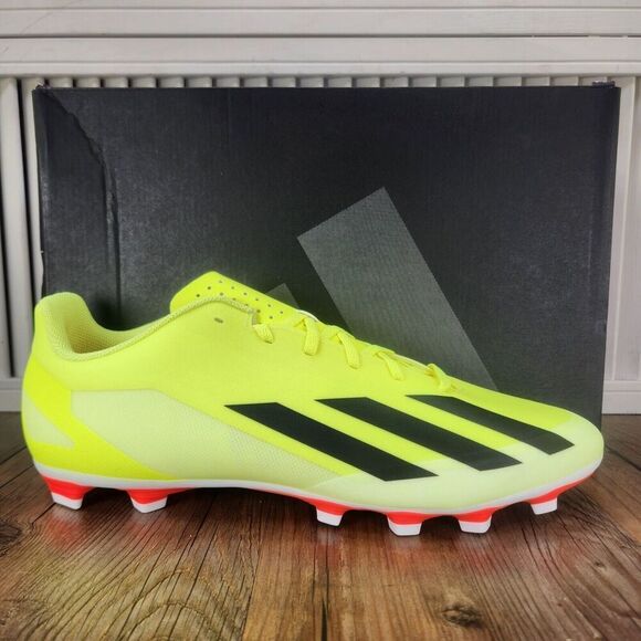 Adidas X Crazyfast Club FxG IG0618 Mens Size 13 Yellow Athletic Soccer Cleats - Picture 1 of 11